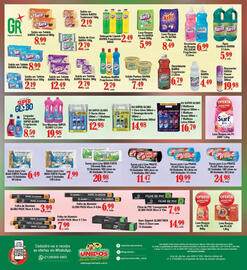 Encarte Supermercados Unidos Página 12: Detergente Líquido Barra Fragrâncias €2,49, Tira-Manchas Super Globo €19,98