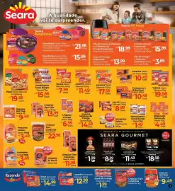 Encarte Supermercados Unidos Página 3: Linguiça Tipo Calabresa Seara Kg €22,98, Presunto cozido €3,49