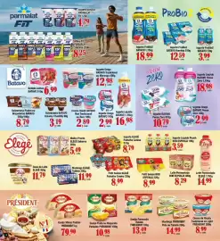 Encarte Supermercados Unidos Página 4: Logurte probio2 batavo €18,99, Creme Quark BATAVO Nuv Tradicional ou Zero 100g €2,89