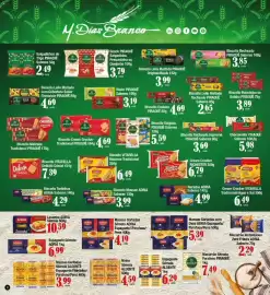 Encarte Supermercados Unidos Página 8: Chocowafers piraquê €5,98, Cream cracker vitarella tradicional/água e sal €6,49