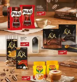 Folheto Novo Atacarejo Página 11: Café Pilão Tradicional €13,98, Café Lor Torras Gourmet Diversos Tipos €19,98