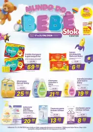 Encarte Stok Center Página 1: Sabonete Líquido Dove Baby €20,99, Shampoo baruel baby €25,90