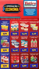 Tabloide Tatico semana 34 Página 1: Leite fermentado itambé tp kids €5,99, Iogurte goody looney tunes pouch €1,99