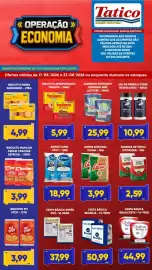 Tabloide Tatico semana 34 Página 3: Sal de parrilla cisne tradicional €10,99, Biscoito amanteigado triunfo €5,99