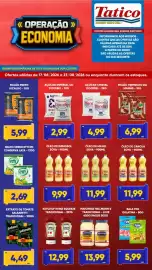Tabloide Tatico semana 34 Página 4: Açúcar cristal docebel €4,99, Ketchup heinz squeeze tradicional €12,99