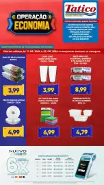 Tabloide Tatico semana 34 Página 9: Copo long drink vidro nadir cairo €3,99, Saco para lixo dover roll banheiro e pia €8,99