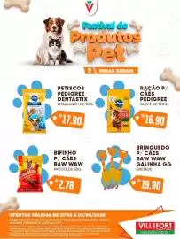 Catálogo Villefort Atacadista semana 34 Página 3: Bifinho p/ cães baw waw €2,78, Brinquedo p/ cães baw waw galinha gg €19,90