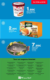 Catalogue Hmarket semaine 34 page 6: Al Jadid Cordon bleu de dinde €2,99, Hmarket Tilapia entier vidé écaillé €7,99