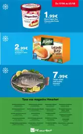 Catalogue Hmarket semaine 34 page 6: Al Jadid Cordon bleu de dinde €2,99, Hmarket Tilapia entier vidé écaillé €7,99