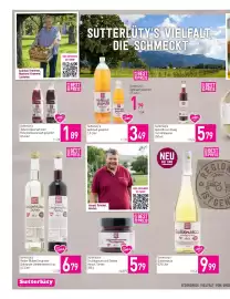 Sutterlüty Flugblatt woche 34 Seite 10: Sutterlüy's Johannisbeersaft oder Holunderbeeren saft gespritzt €1,89