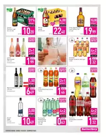 Sutterlüty Flugblatt woche 34 Seite 15: Eristoff Vodka €10,49, Larsini Weincocktails €1,99