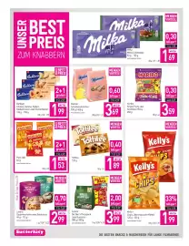 Sutterlüty Flugblatt woche 34 Seite 16: Lorenz Nic Nac's Partypack oder Nussmix €3,99, Toffifee €1,89