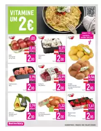 Sutterlüty Flugblatt woche 34 Seite 2: Steirische Erdbeeren €2,00, Champignon weiss €2,00