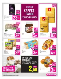 Sutterlüty Flugblatt woche 34 Seite 3: Ölz Rosinenbrötchen €3,59, Corny Müsliriegel €2,29