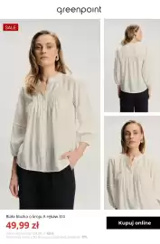 Greenpoint gazetka tydzień 34 Strona 8: Bluzka damska biała o kroju A rękaw 3/4 Greenpoint €49,99