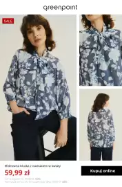 Greenpoint gazetka tydzień 34 Strona 9: Bluzka damska z nadrukiem w kwiaty Greenpoint €59,99