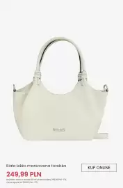 Ryłko gazetka tydzień 34 Strona 4: Torebka biała lekko marszczona Ryłko €249,99