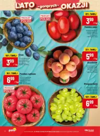 Polomarket gazetka tydzień 34 Strona 2: Brzoskwinie €5,99, Pomidory malinowe €6,99