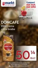 Catalog Remarkt săptămâna 34 Pagină 3: Doncafe elita crema cafea boabe €50,14