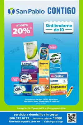 Folleto Farmacia San Pablo (válido hasta 22-08)
