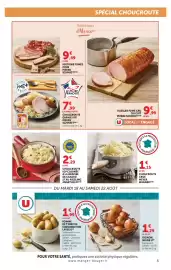 Catalogue Super U semaine 34 page 3: Pierre Schmidt Choucroute Garnie VPF €7,99, Choucroute IGP €2,29