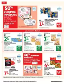 Catalogue Auchan Supermarché page 12: Extreme cônes glacés vanille pépites de nougatine extrême €4,69