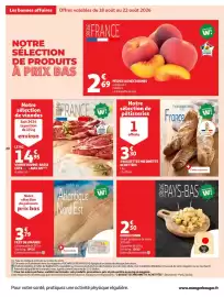 Catalogue Auchan Supermarché page 20: Sans marque viande bovine : basse côte** avec os €14,95, Centurion gouda cumin €2,50