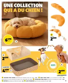 Catalogue GiFi page 11: Couchage pour animal €6,90, Couverteur chien €2,99