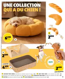 Catalogue GiFi page 11: Couchage pour animal €6,90, Couverteur chien €2,99
