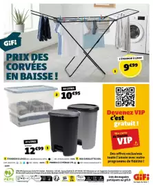 Catalogue GiFi page 32: L'étendoir à linge €9,99