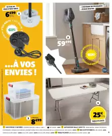 Catalogue GiFi page 5: Null €8,99, TABLE PLIANTE €25,00
