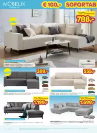 Möbelix Prospekt woche 34 Seite 2: WOHNLANDSCHAFT, Mikrofaser Grau €1.699,00