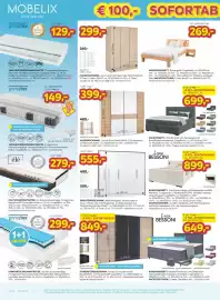 Möbelix Prospekt woche 34 Seite 4: Luca BESSONI BOXSPRINGBETT €899,00, DREHTÜRENSCHRANK, Weiß Hochglanz €555,00