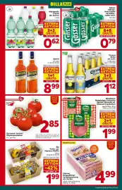 Billa Flugblatt woche 34 Seite 5: Waldquelle Frucht €0,62, Gösser Märzen, Naturradler od. Naturradler 0,0% €0,79