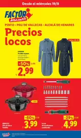 Folleto Ocine Página 1: Esmara - vestido vaquero €2,99, Set de destornilladores combinados €4,99