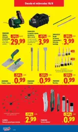Folleto Ocine Página 2: Parkside - regla de yesero trapeziodal €3,99, Parkside - brochas €0,99