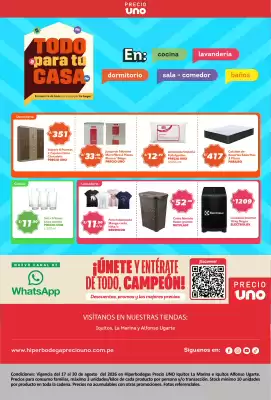 Hiperbodega Precio Uno (válido hasta 30-08)