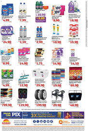 Encarte Assaí Atacadista Página 4: Papel higiênico neutro folha dupla hyris €8,99, Detergente líquido zupp fragrâncias €1,59