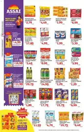 Encarte Assaí Atacadista Página 2: Flocão de milho premium dona clara €1,29, Cereal matinal snow flakes nestlé €15,79