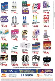 Encarte Assaí Atacadista Página 4: Papel higiênico neutro folha dupla hyris €8,99, Detergente líquido zupp fragrâncias €1,59