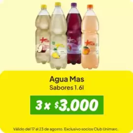 Catálogo Unimarc Página 4: Más - agua mas €3.000,00