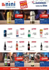Catálogo Nini Mayorista semana 34 Página 17: Amstel cerveza lager €2.699,00, Grolsch cerveza lata €2.799,00