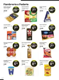 Encarte Comercial Zaffari Página 12: Pão artesano pullman €14,99, Salame tipo italiano €9,99