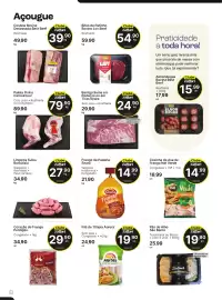 Encarte Comercial Zaffari Página 8: Frango de Padaria Seara €14,99, Paleta Ovina Carneirosul €79,90