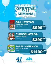 Catálogo APA Supermercados semana 34 Página 11: Lheritier galletitas pepas €99.900,00