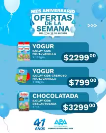 Catálogo APA Supermercados semana 34 Página 5: Iolay kids yogur frut./vainilla €2.299,00