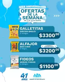 Catálogo APA Supermercados semana 34 Página 8: Bagley galletitas surtido €3.300,00