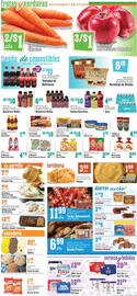 Market Basket weekly ad week 34 Page 2: Small Red Delicious Apples €1,00, El Mexicano Queso Fresco or Cremoso €3,69