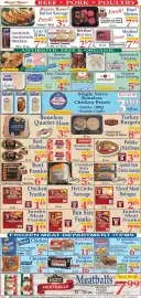 Market Basket weekly ad week 34 Page 3: Leidy's canadian style bacon €5,79, Bar s polska kielbasa €3,49