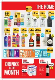 Bargain Booze leaflet Page 3: Smirnoff mango passionfruit twist €15,99, Jj vodka €15,49